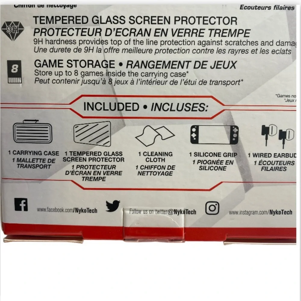 Nintendo Switch Lite Carry Case Premium Travel Kit Hardshell With Accessories
